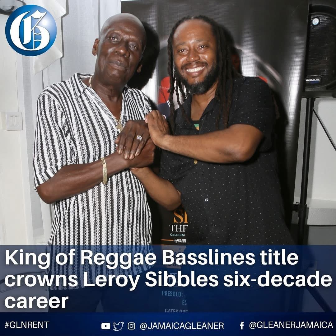 Leroy Sibbles & Duane Stephenson at Leroy Sibbles The Crowning Concert Media Launch in Jamaica